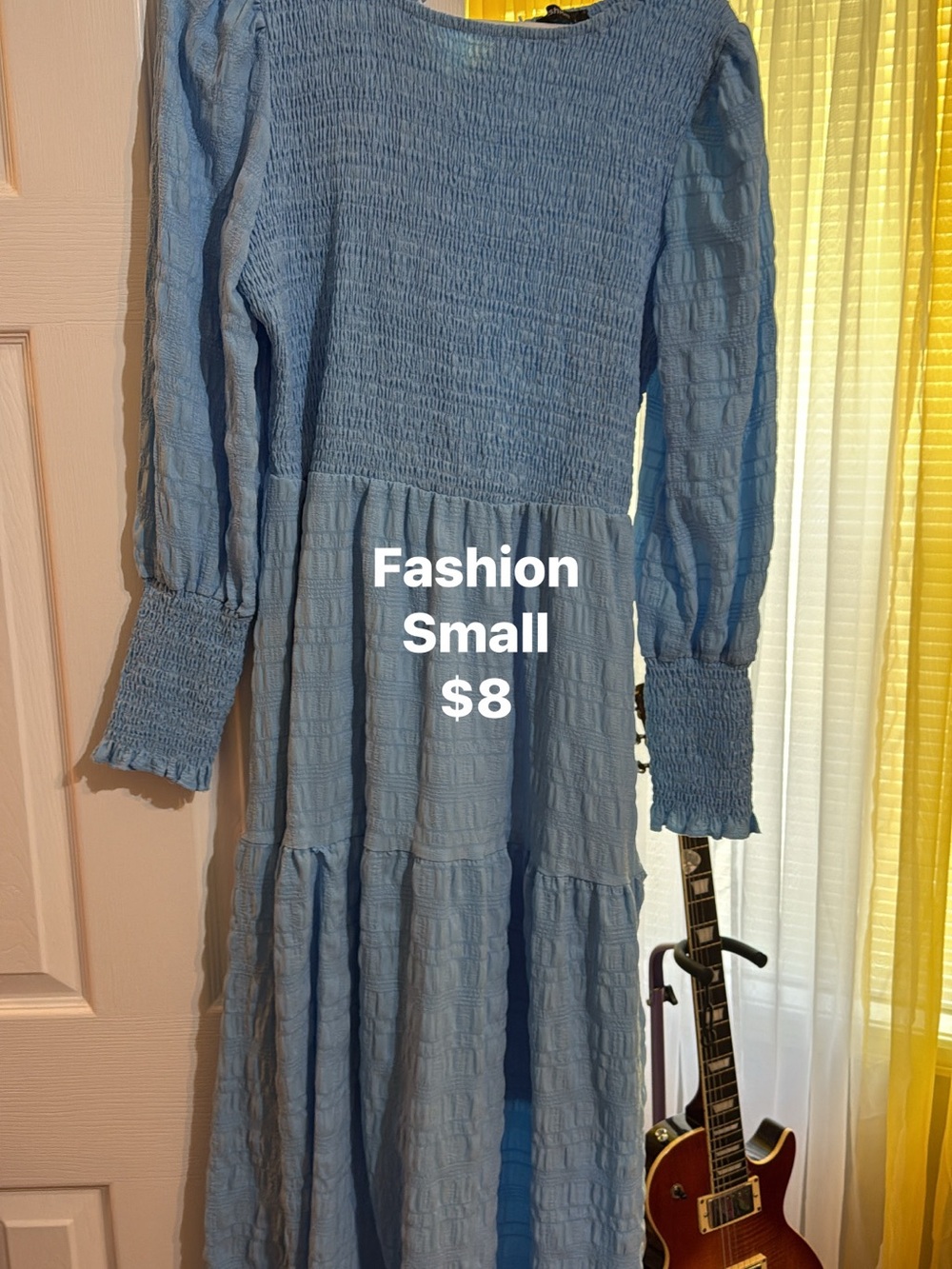 Fashion Brand Company Light Blue Midi Dress